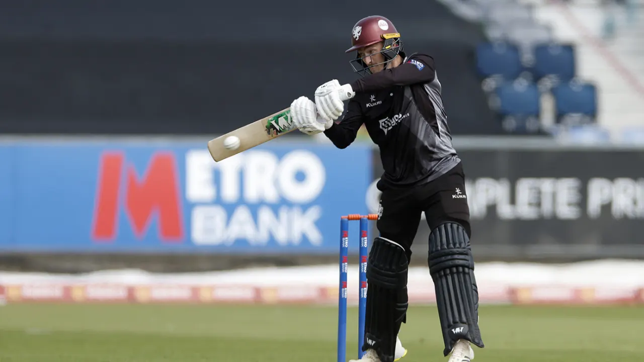 Lewis Goldsworthy's heroics lead Somerset to victory over holders at Trent Bridge