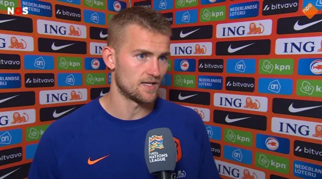 Matthijs De Ligt of Manchester United reflects on error following Netherlands victory