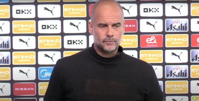 Pep Guardiola expresses sympathy for Arsenal player before their match against Manchester City