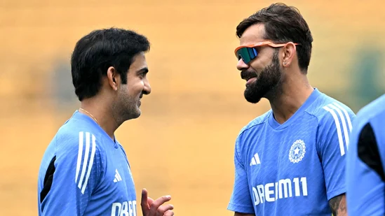 Virat Kohli's Bold Strategy to Counter Santner's Threat: Convenes Jadeja and Kuldeep Post Gambhir's Strategic Meeting