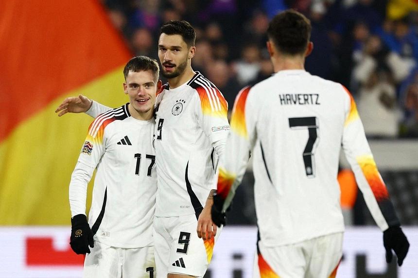 Germany dominates Bosnia with a 7-0 victory to secure top spot in Nations League group