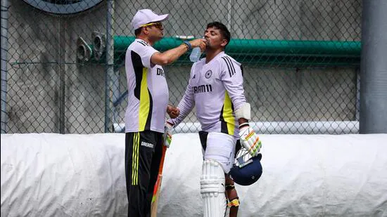 Gill and Pant at the nets: Serious business ahead