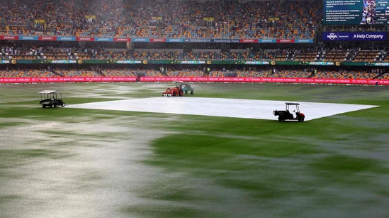 Rain washout on Day 1 disrupts schedule for India vs Australia 3rd Test in Brisbane