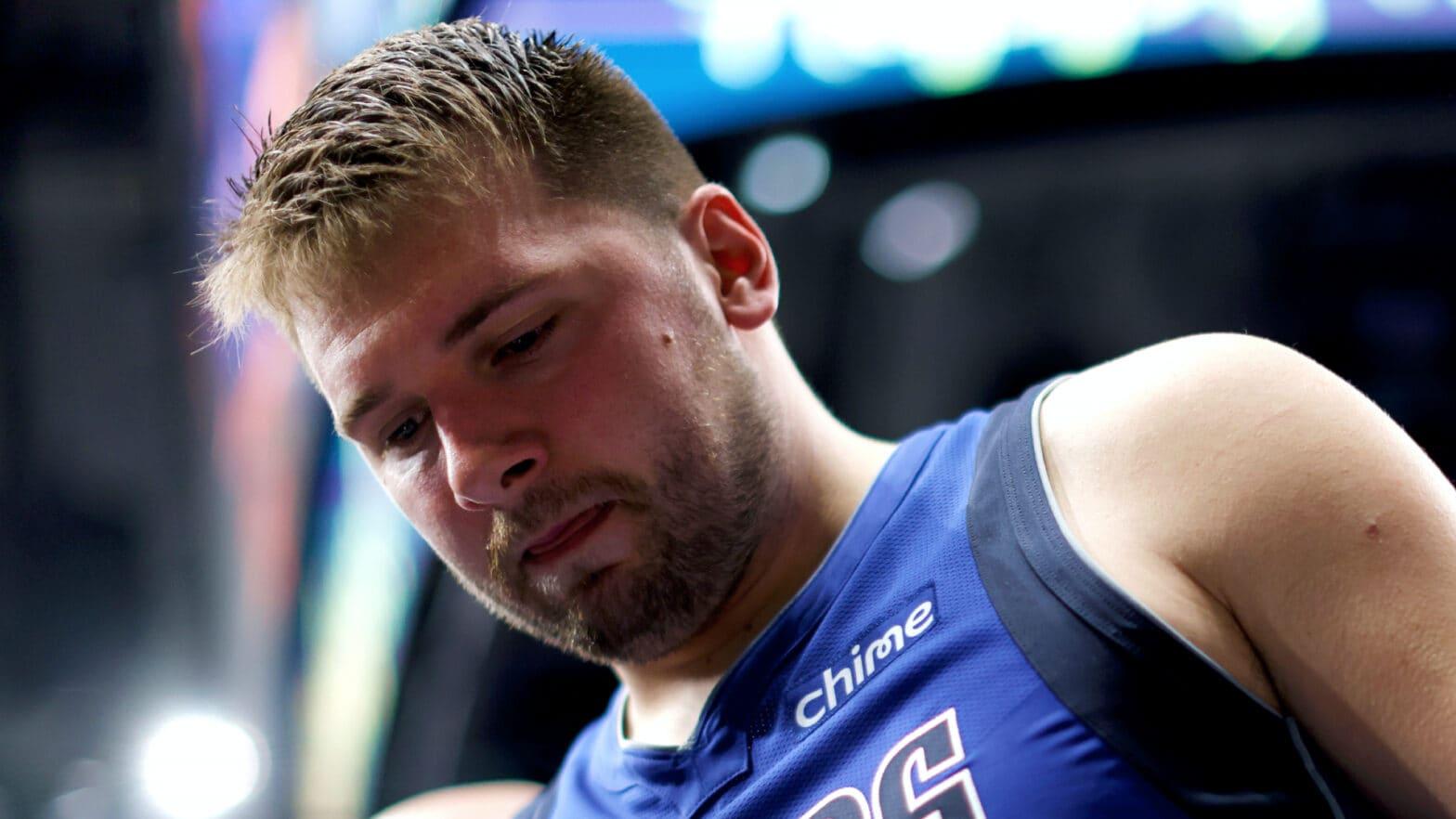 Mavericks star Luka Dončić sidelined for at least a month due to left calf strain: Report