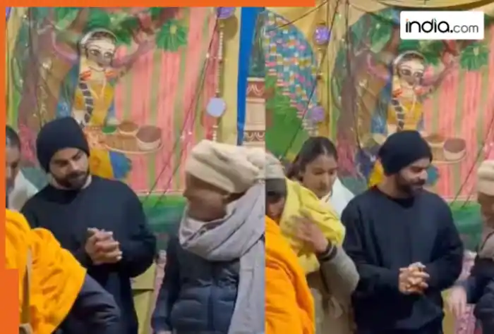 WATCH: Virat Kohli and Anushka Sharma Seek Divine Blessings from Radhavallabh ji Vrindavan Ahead of Champions Trophy