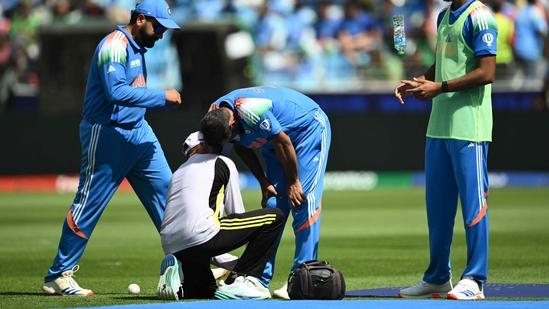 Mohammed Shami's injury scare after leaking 5 wides in 11-ball first over, but returns to field reassured