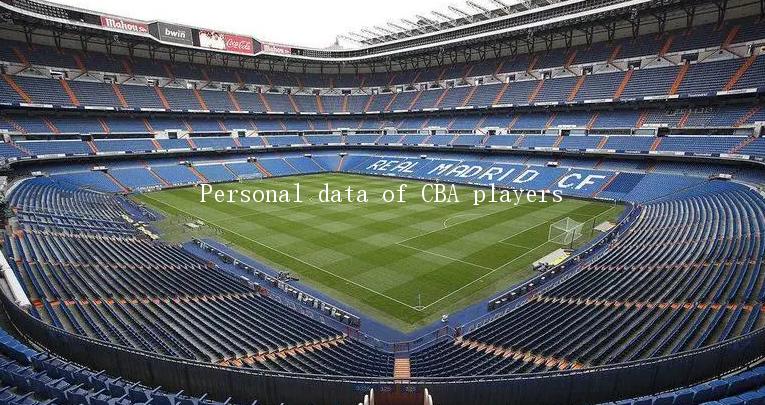 Personal data of CBA players